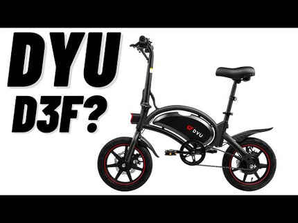 dyu 14 zoll e-bike klapprad elektrofahrrad DYU D3F 14 Mini-Klapp-Elektrofahrrad – Kompakt und leistungsstark – ZenXstore