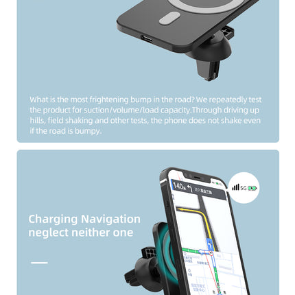 Draadloos Auto oplader voor Iphone en andere merken - ZenXstore