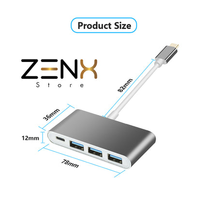 USB 3.1 4 in 1 -in-1 Hub ZenXstore - ZenXstore