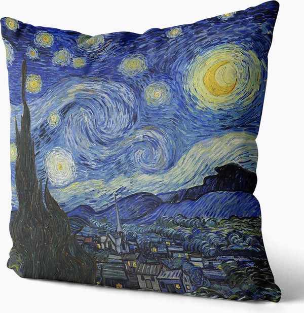 Dutch Design Sierkussens bij ZenXhome “The Stary Night Vincent” 40X40 inclusief kussens