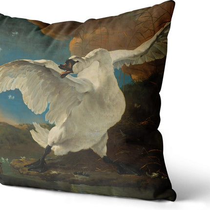 Dutch Design Sierkussens bij ZenXhome “The Threatened Swan” 40X40 inclusief kussens - ZenXstore