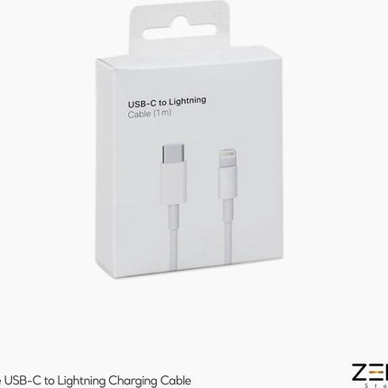 USB‑C oplaad blok voor I-phone 14-13-12-11 USBC naar lichtnet + Apple  USB-C naar Lightning kabel - 20W - 1 Meter geschikt voor Iphone 14-13-12-11 - ZenXstore