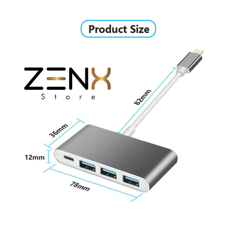 USB 3.1 4 in 1 -in-1 Hub ZenXstore