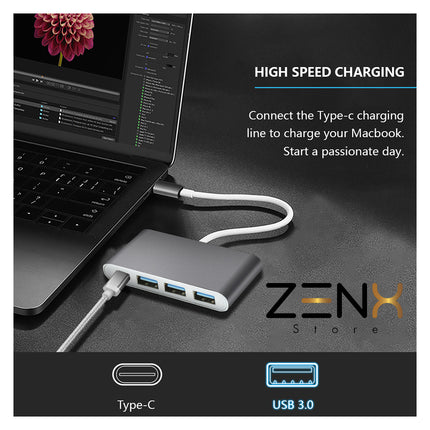 USB 3.1 4 in 1 -in-1 Hub ZenXstore - ZenXstore