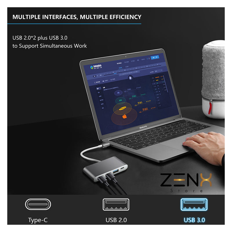 USB 3.1 4 in 1 -in-1 Hub ZenXstore