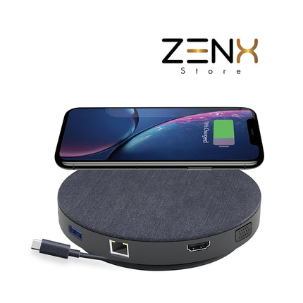 USB-C Hub 11-in-1 ZenXstore™ Met een Draadloos Oplader - ZenXstore