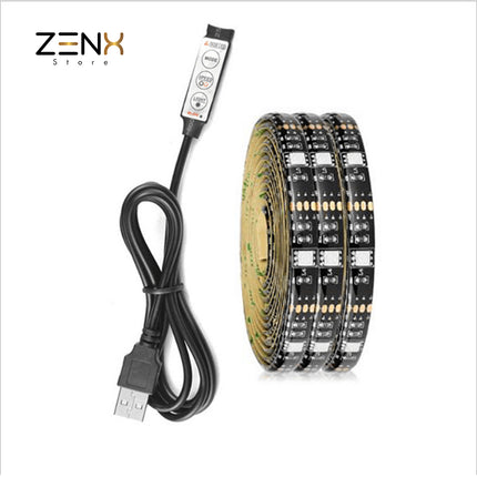 Zenx LED-strips 5 Meter incl. afstandsbediening-multicolor - ZenXstore