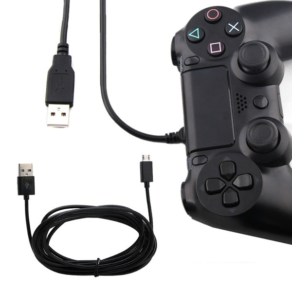 Mini Usb Kabel 3 meters geschikt voor Playstation 4, smartphones en nog meer