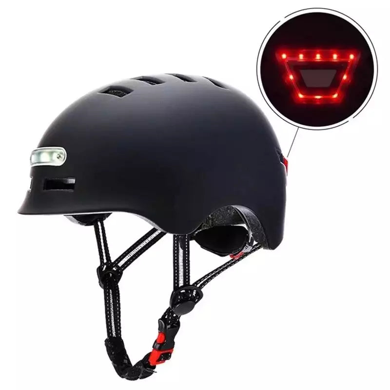 Allround Helm met Led Licht voor Fietsen, Elektrische Fietsen, Skateboarden, Outdoor Sport met 2 jaar garantie!