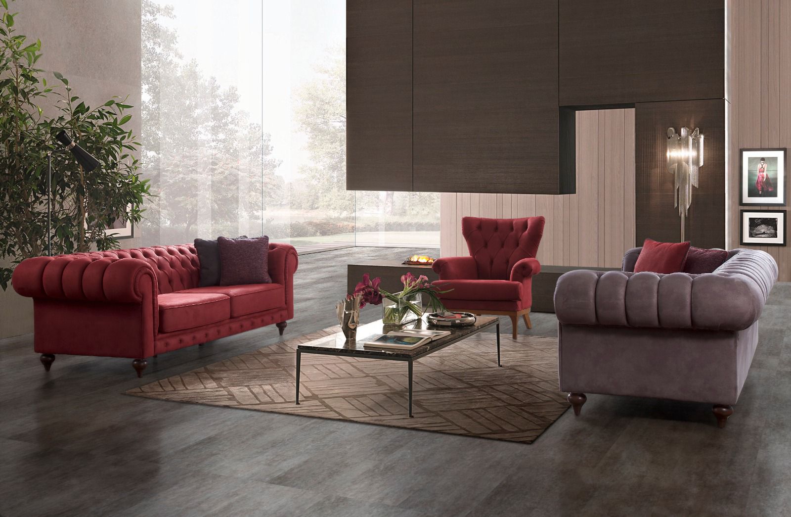 Chesterfield Sofa 2 seats voor fashinonable! - ZenXstore