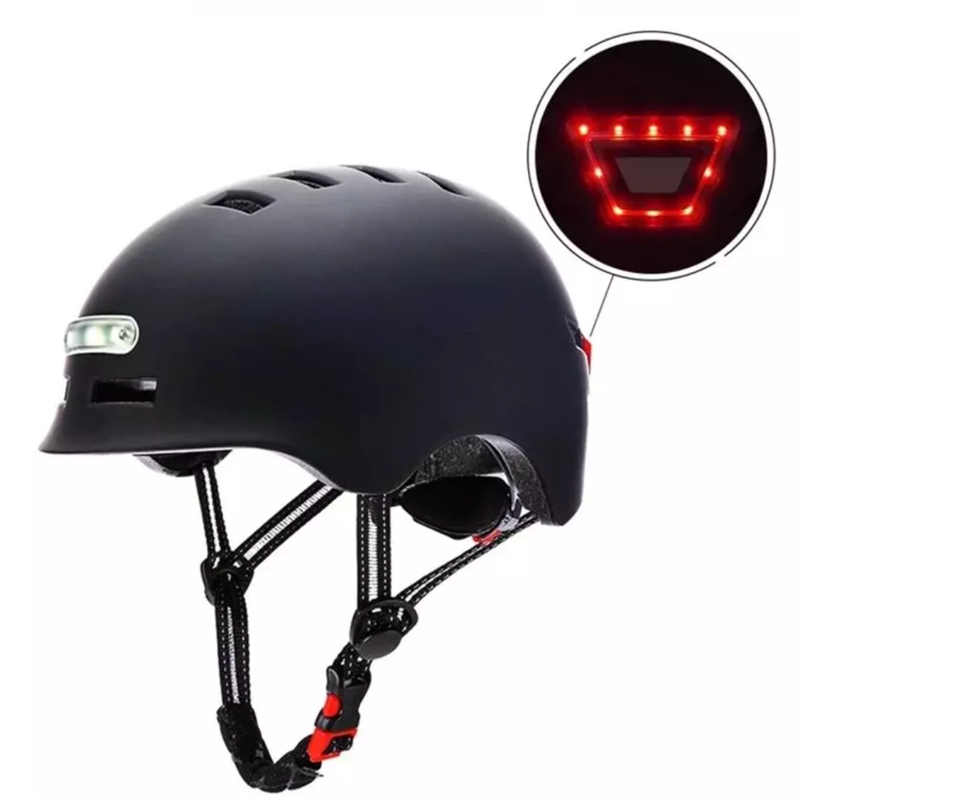 Hochwertiger Allroundhelm mit LED-Licht für Fahrräder und Elektrofahrräder