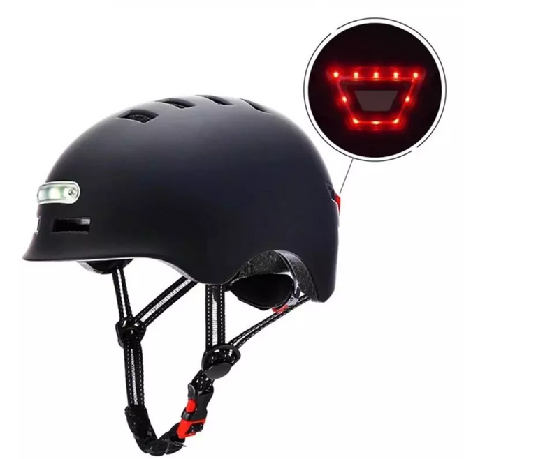 Allround Helm met Led Licht voor Fietsen, Elektrische Fietsen, Skateboarden, Outdoor Sport met 2 jaar garantie!