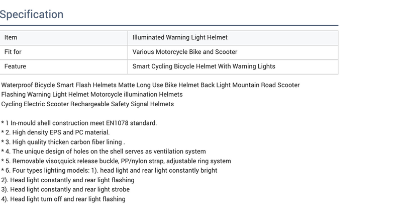 Allround Helm met Led Licht voor Fietsen, Elektrische Fietsen, Skateboarden, Outdoor Sport met 2 jaar garantie!