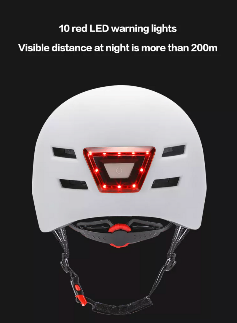 Allround Helm met Led Licht voor Fietsen, Elektrische Fietsen, Skateboarden, Outdoor Sport met 2 jaar garantie!