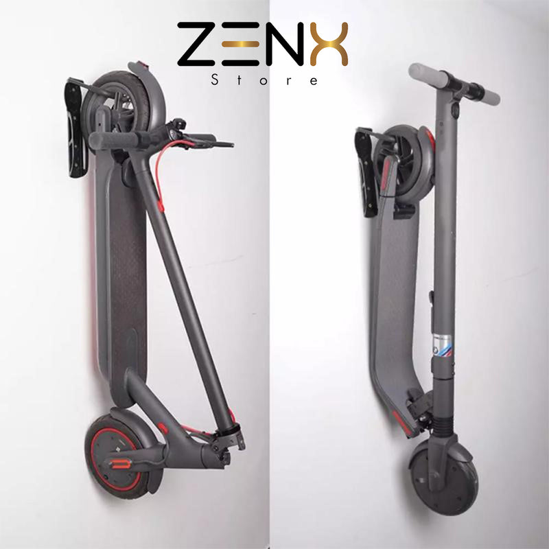 ZenXstore ophangbeugel: "ZenXstore Fiets Ophangsysteem - Muurbeugel voor Fiets en Step - Fietsbeugel met Plafondbeugel