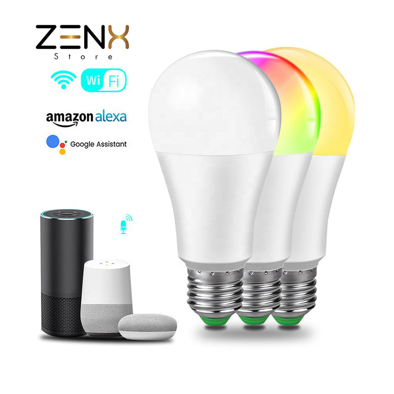 Smart Led Bulb RGB 5050 Slimme Led Lichtbron Bluetooth - RGBCW Multicolor Smart Light Bulbs - Equivalent 100W Lamp Met Timing - 13W - 1300 Lumen E27