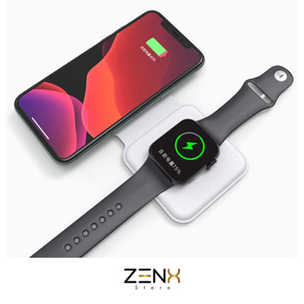 MagSafe Draadloze Oplader - 2 In 1 Wireless Charger geschikt Voor alle Apple Watch- ultra en iPhone 12-13-14-15 Series - ZenXstore